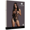 Le Désir Body Contrast Net Teddy Noir
